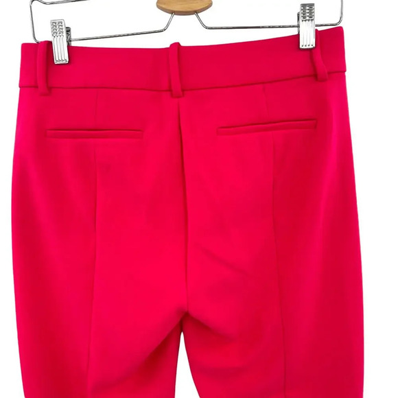 J. Crew Cameron Slim Cropped Pant in Four-Season Stretch Bright Rose Pink Size 4 - Picture 8 of 14